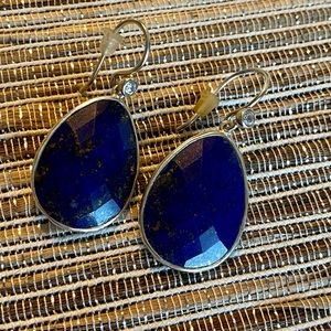 Silpada Tear Drop Blue Dangle Earrings